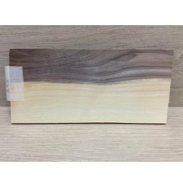 Орех Американский Заболонь заготовка накладки на головку грифа Смешанный ААА 7х100х210 мм-2