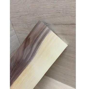 Орех Американский Заболонь заготовка накладки на головку грифа Смешанный ААА 7х100х210 мм-1