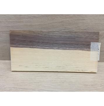 Орех Американский Заболонь заготовка накладки на головку грифа Смешанный ААА 7.5х103х210 мм-0