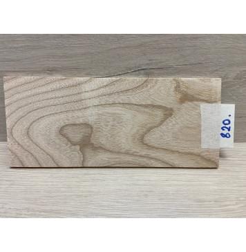 Ясень Белый заготовка накладки на головку грифа Тангент ААА 5х96х220 мм-0