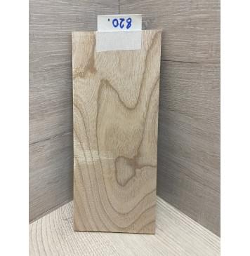 Ясень Белый заготовка накладки на головку грифа Тангент ААА 5х96х220 мм-4