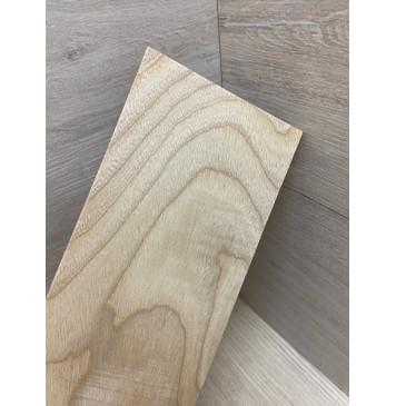 Ясень Белый заготовка накладки на головку грифа Тангент ААА 5х96х220 мм-2