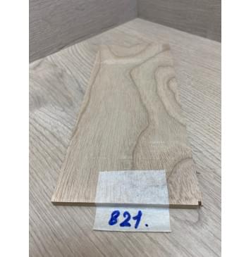 Ясень Белый заготовка накладки на головку грифа Тангент ААА 5.5х98х220 мм-4