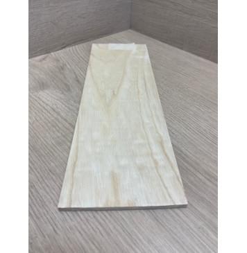 Ясень Белый заготовка накладки на головку грифа Тангент ААА 5.5х97х280 мм-5