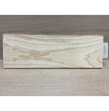 Ясень Белый заготовка накладки на головку грифа Тангент ААА 5.5х97х280 мм-4