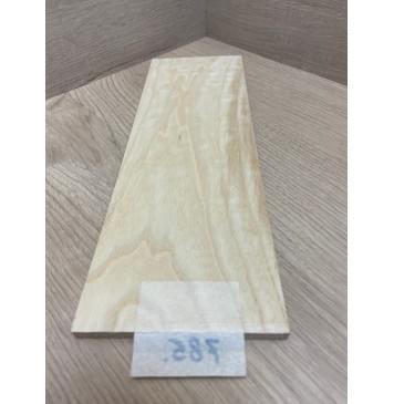 Ясень Белый заготовка накладки на головку грифа Тангент ААА 5.5х97х280 мм-2