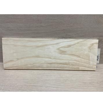 Ясень Белый заготовка накладки на головку грифа Тангент ААА 6х97х280 мм-0