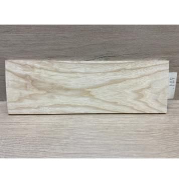 Ясень Белый заготовка накладки на головку грифа Тангент ААА 6х97х280 мм-5