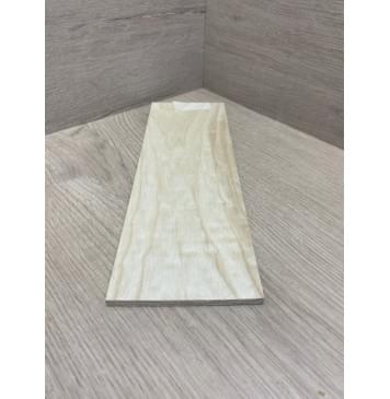 Ясень Белый заготовка накладки на головку грифа Тангент ААА 6х97х280 мм-3