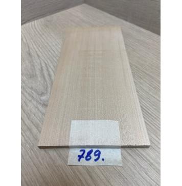 Клён Белый заготовка накладки на головку грифа Радиал ААА 5х100х215 мм-4