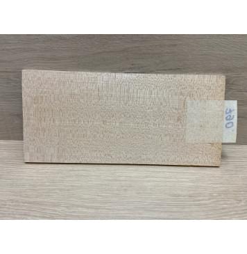 Клён Белый заготовка накладки на головку грифа Радиал ААА  5х100х215 мм-2