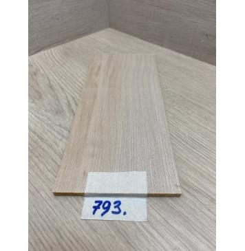 Клён Белый заготовка накладки на головку грифа Радиал ААА 5х97х220 мм-4