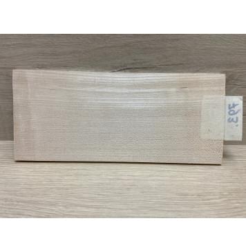 Клён Белый заготовка накладки на головку грифа Радиал ААА 5х97х220 мм-2