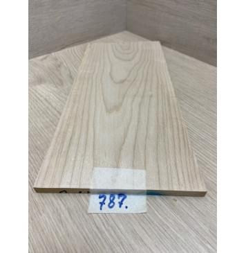 Клён Белый заготовка накладки на головку грифа Тангент ААА 7.5х142х305 мм-4