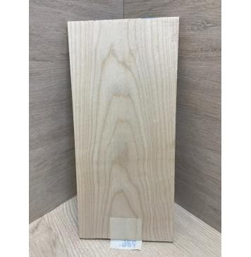 Клён Белый заготовка накладки на головку грифа Тангент ААА 8х142х300 мм-2