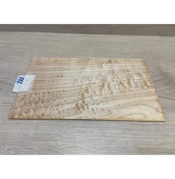 Клён Облачко заготовка накладки на головку грифа Смешанный ААА Волна ААА 3х167х280 мм-5