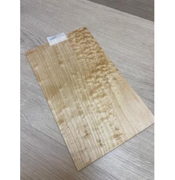 Клён Облачко заготовка накладки на головку грифа Смешанный ААА Волна ААА 3х167х280 мм-7