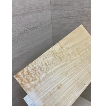 Клён Облачко заготовка накладки на головку грифа Смешанный ААА Волна ААА 3х167х280 мм-8