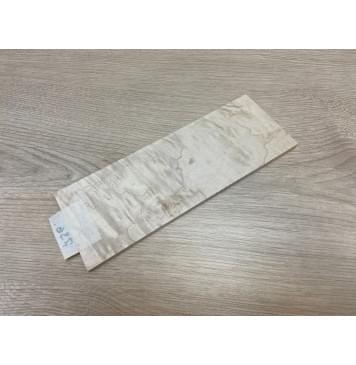 Клён Облачко заготовка накладки на головку грифа Тангент АА Волна ААА 6.5х87х240 мм-7