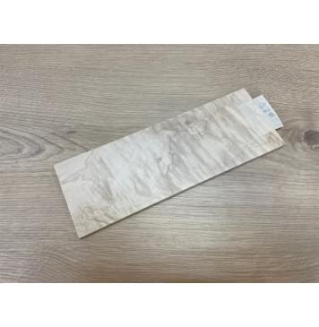 Клён Облачко заготовка накладки на головку грифа Тангент АА Волна ААА 6.5х87х240 мм-6