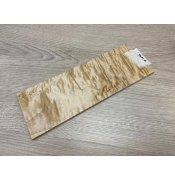 Клён Облачко заготовка накладки на головку грифа Тангент АА Волна ААА 6.5х87х240 мм-5