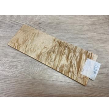 Клён Облачко заготовка накладки на головку грифа Тангент АА Волна ААА 6.5х87х240 мм-4