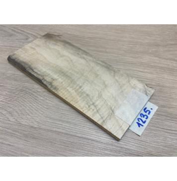 Клён Американский Волнистый заготовка накладки на головку грифа Смешанный ААА Волна ААА 8х83-95х200 мм-3