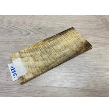 Клён Американский Волнистый заготовка накладки на головку грифа Смешанный ААА Волна ААА 8х83-95х200 мм-0