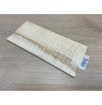 Клён Американский Spalted Волнистый заготовка накладки на головку грифа Радиал АА Волна ААА 5х100х220 мм-5