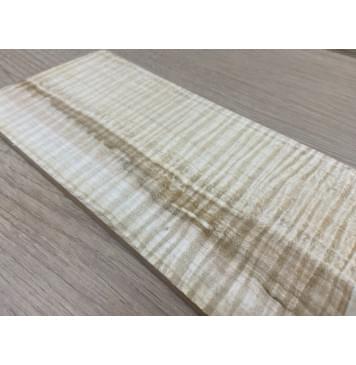 Клён Американский Spalted Волнистый заготовка накладки на головку грифа Радиал АА Волна ААА 5х100х220 мм-3