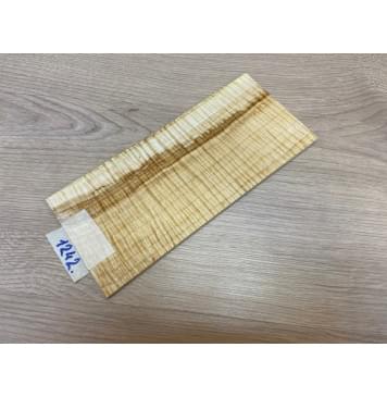 Клён Американский Spalted Волнистый заготовка накладки на головку грифа Радиал АА Волна ААА 5х100х220 мм-0