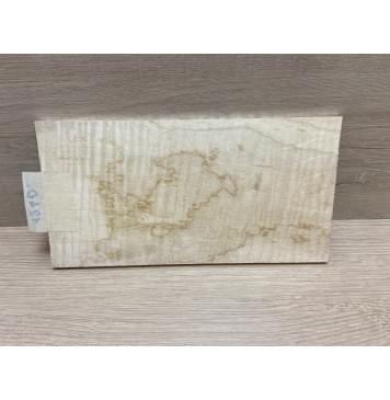 Клён Американский Волнистый заготовка накладки на головку грифа Тангент АА Волна ААА 6х113х215 мм-8