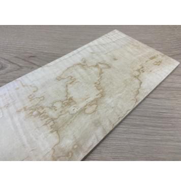 Клён Американский Волнистый заготовка накладки на головку грифа Тангент АА Волна ААА 6х113х215 мм-7