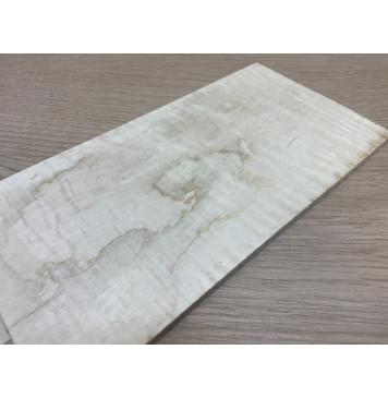 Клён Американский Волнистый заготовка накладки на головку грифа Тангент АА Волна ААА 6х113х215 мм-6