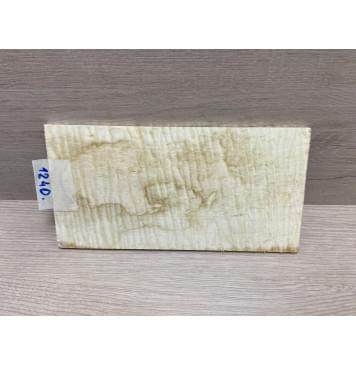 Клён Американский Волнистый заготовка накладки на головку грифа Тангент АА Волна ААА 6х113х215 мм-5