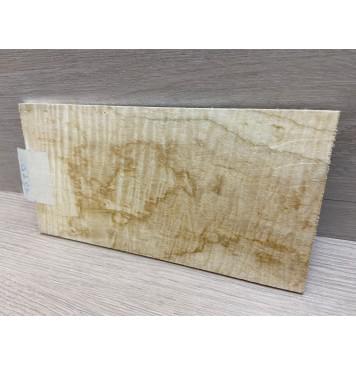 Клён Американский Волнистый заготовка накладки на головку грифа Тангент АА Волна ААА 6х113х215 мм-3