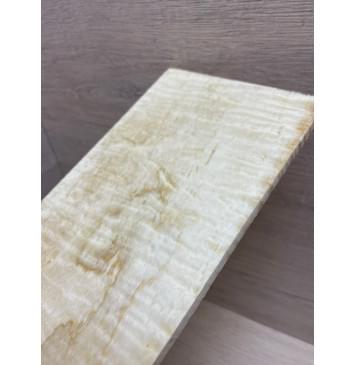 Клён Американский Волнистый заготовка накладки на головку грифа Тангент АА Волна ААА 6х113х215 мм-2