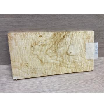 Клён Американский Волнистый заготовка накладки на головку грифа Тангент АА Волна ААА 6х113х215 мм-5