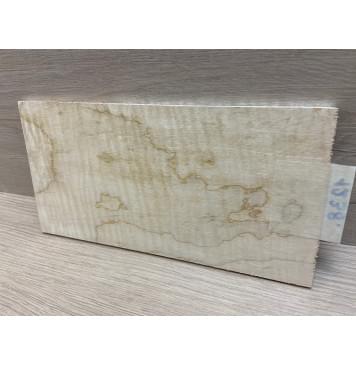 Клён Американский Волнистый заготовка накладки на головку грифа Тангент АА Волна ААА 6х113х215 мм-10