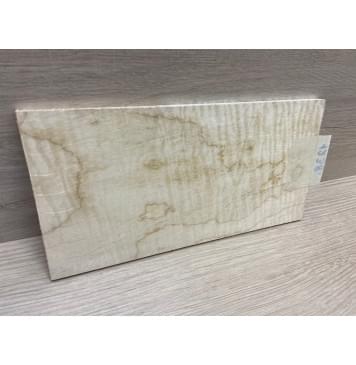 Клён Американский Волнистый заготовка накладки на головку грифа Тангент АА Волна ААА 6х113х215 мм-9