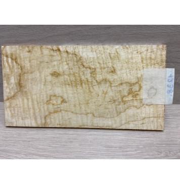 Клён Американский Волнистый заготовка накладки на головку грифа Тангент АА Волна ААА 6х113х215 мм-0