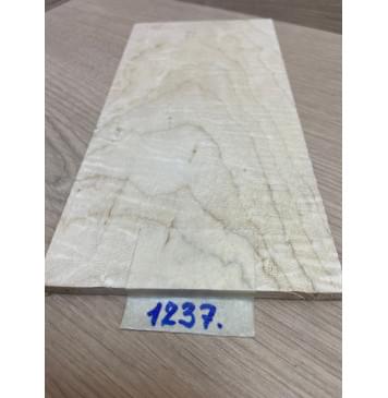 Клён Американский Волнистый заготовка накладки на головку грифа Тангент АА Волна ААА 6х112х220 мм-8