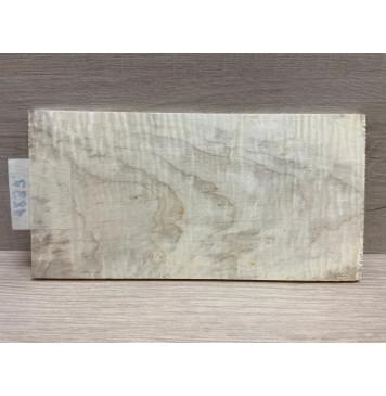 Клён Американский Волнистый заготовка накладки на головку грифа Тангент АА Волна ААА 6х112х220 мм-7