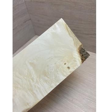 Клён Американский Каповый заготовка накладки на головку грифа Смешанный АА 9х100х200 мм-5