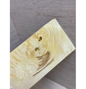 Клён Американский Каповый заготовка накладки на головку грифа Смешанный АА 9х100х200 мм-1