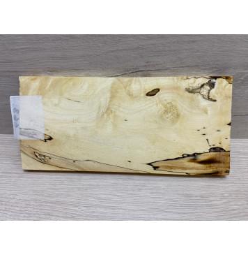 Клён Американский Каповый заготовка накладки на головку грифа Смешанный АА 10х100х215 мм-3