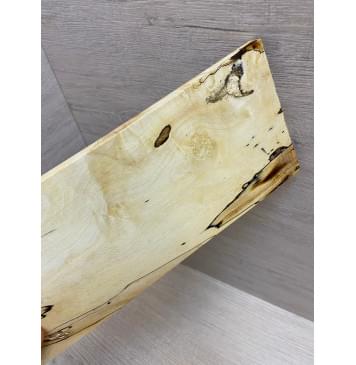 Клён Американский Каповый заготовка накладки на головку грифа Смешанный АА 10х100х215 мм-2