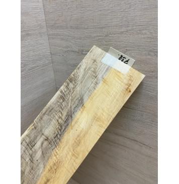 Тополь Болотный Волнистый заготовка накладки на головку грифа Смешанный ААА Волна ААА 5.5х95-102х280 мм-2