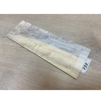 Тополь Болотный Волнистый заготовка накладки на головку грифа Смешанный ААА Волна ААА 6.5х95-102х280 мм-6