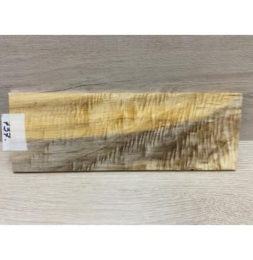 Тополь Болотный Волнистый заготовка накладки на головку грифа Смешанный ААА Волна ААА 6.5х95-102х280 мм-4